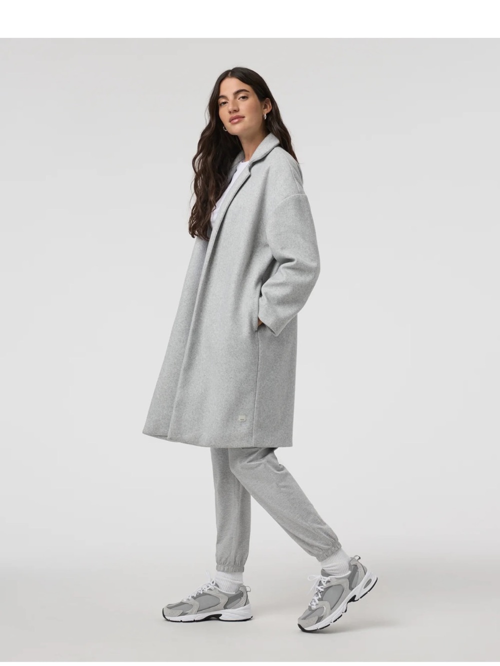 Vuori Soho Oversize Open Front Melton